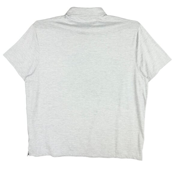 GEORGE Men's Short Sleeve Collared 3 Buttons Light Grey Polo Sz 3XL (54-56) NWOT - Picture 2 of 8